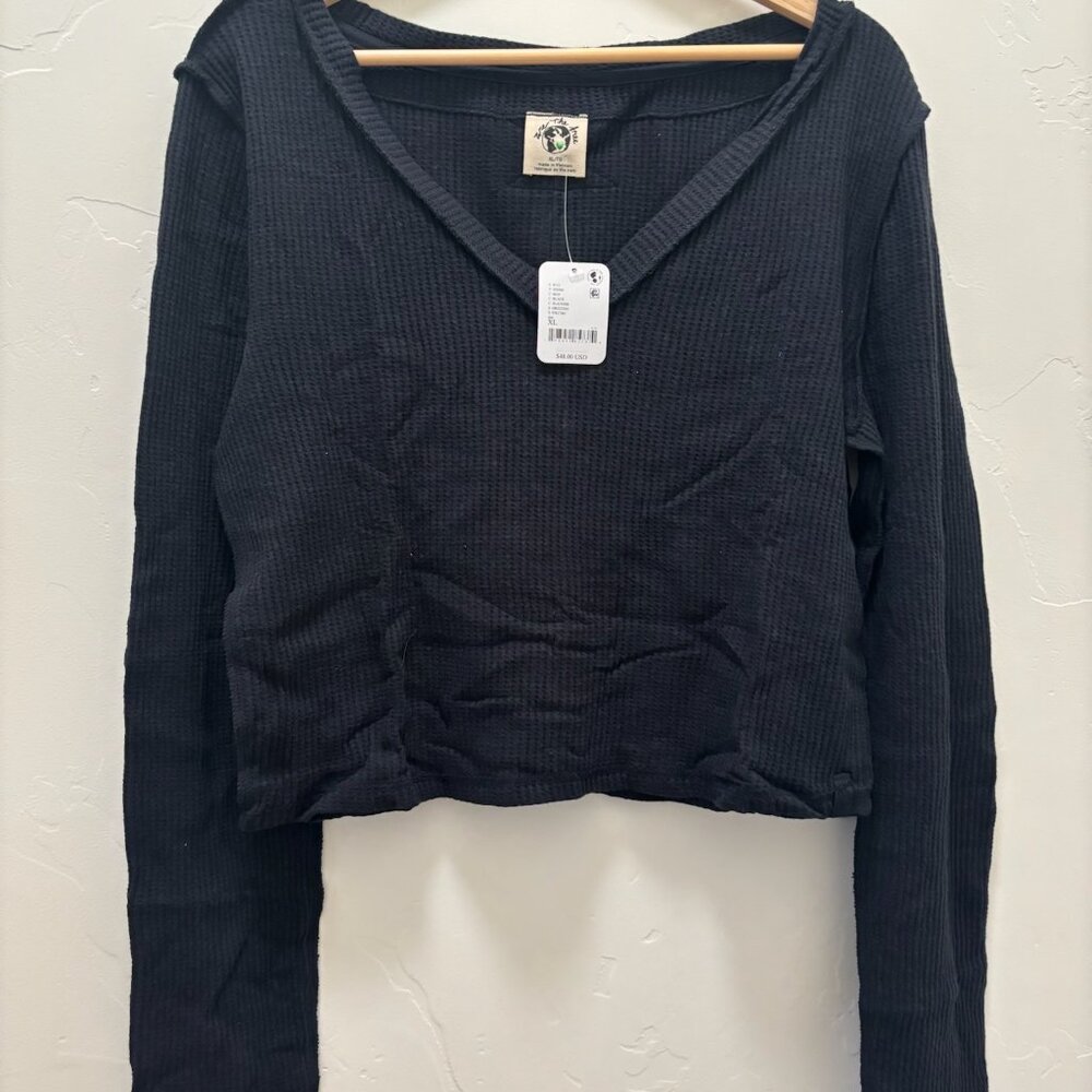 Free People Care FP Manchester Long Sleeve NWT * - Picture 2 of 4